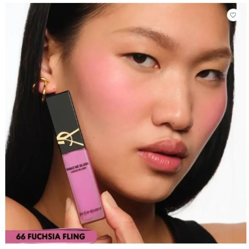 NIB YSL Make Me Blush Liquid Blush 66 Fuchsia Fling Full Size MSRP $40
